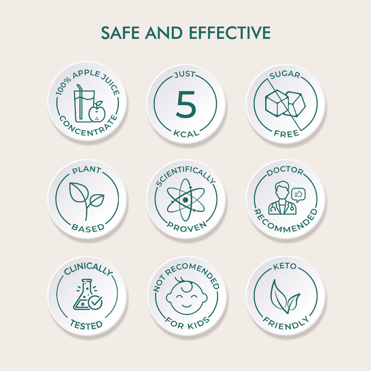 Safe and effective labels featuring green icons, promoting clarity and trust in product information