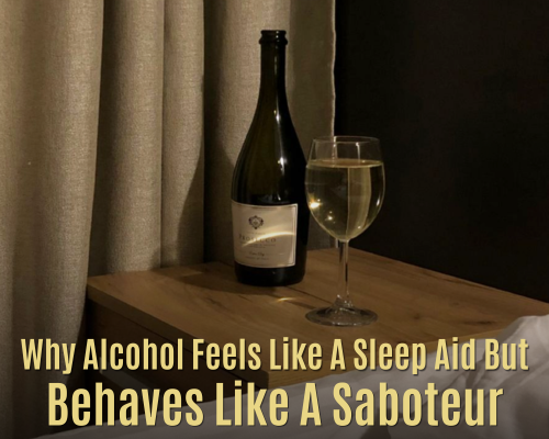 That Last Night Peg Is Lying To You. Alcohol can make you fall asleep faster. It doesn't mean you're sleeping better.